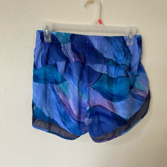 Athleta Make A Splash Printed Mesh Racer 4” Shorts - Picture 7 of 9
